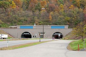 A stock photo of the entrance/exit to the Tuscarora Tunnel
