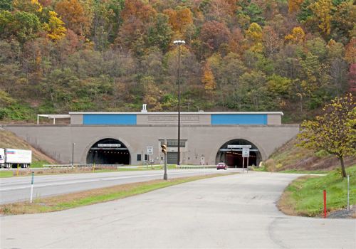 A stock photo of the entrance/exit to the Tuscarora Tunnel