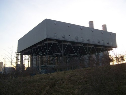 A stock image of a power station in Kent where woods extract fans have been installed