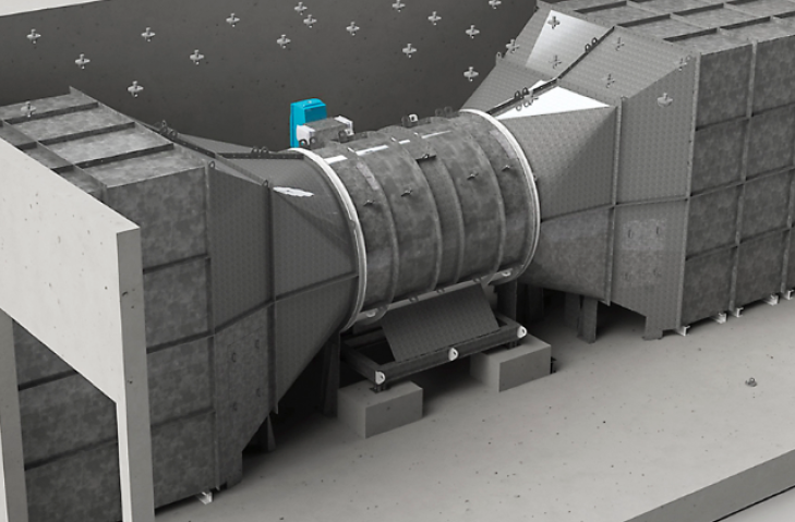 CGI of tunnel fan